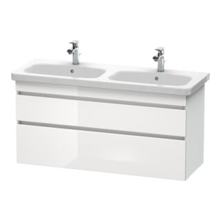 Duravit Waschtischunterschrank DuraStyle 123x44,8x61cm, 2 A, B l/r, we. hgl/we ma