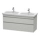 Duravit Waschtischunterschrank DuraStyle 123x44,8x61cm, 2 A, B li/re, betongr ma-1