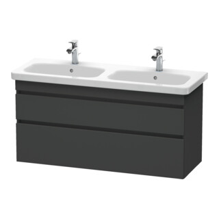 Duravit Waschtischunterschrank DuraStyle 123x44,8x61cm, 2 A, B li/re, graph ma