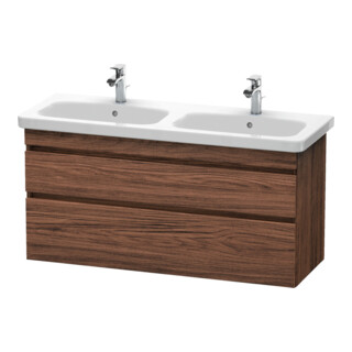 Duravit Waschtischunterschrank DuraStyle 123x44,8x61cm, 2 A, B li/re, Nussb dkl.