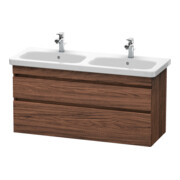 Duravit Waschtischunterschrank DuraStyle 123x44,8x61cm, 2 A, B li/re, Nussb dkl.