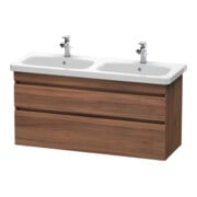Duravit Waschtischunterschrank DuraStyle 123x44,8x61cm, 2 A, B li/re, Nussb Nat