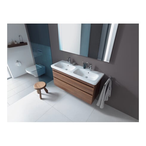 Duravit Waschtischunterschrank DuraStyle 123x44,8x61cm, 2 A, B li/re, Nussb Nat