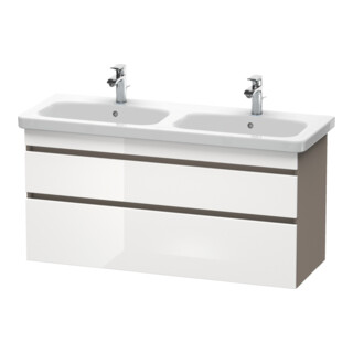 Duravit Waschtischunterschrank DuraStyle 123x44,8x61cm, 2 A, B li/re, we. hg/b ma