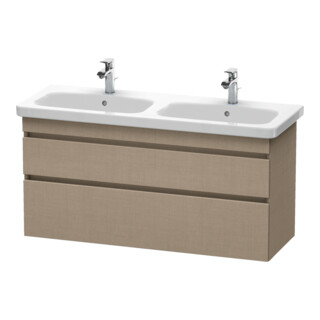 Duravit Waschtischunterschrank DuraStyle 123x44,8x61cm, 2 Ausz., Beck. li/re, lei