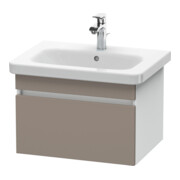 Duravit Waschtischunterschrank DuraStyle 58x44,8cm, ba matt/we ma, 1 Ausz., wandhängend