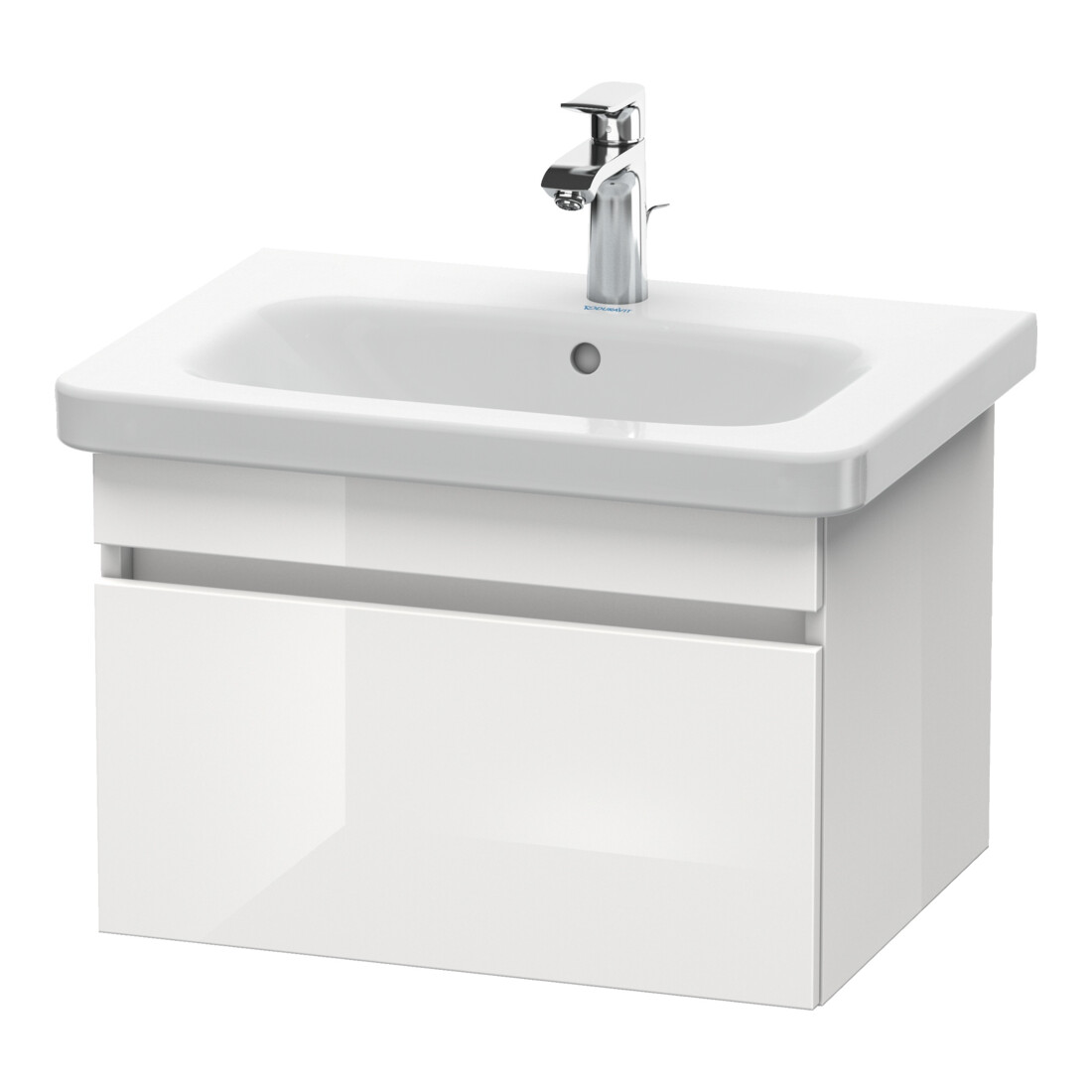 Duravit Waschtischunterschrank DuraStyle 58x44,8cm, ba matt/we ma, 1 Ausz., wandhängend