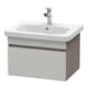 Duravit Waschtischunterschrank DuraStyle 58x44,8cm, betg/ba ma, 1 Ausz., wandhängend-1