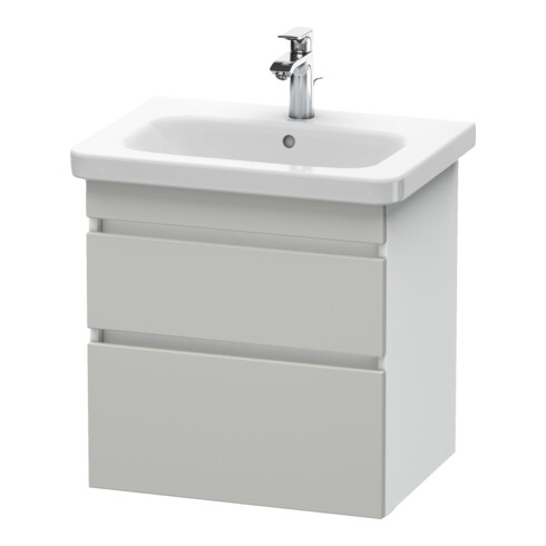 Duravit Waschtischunterschrank DuraStyle 58x44,8cm, betgr/we ma, 2 SchKa., wandhängend