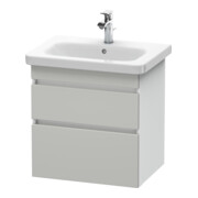 Duravit Waschtischunterschrank DuraStyle 58x44,8cm, betgr/we ma, 2 SchKa., wandhängend