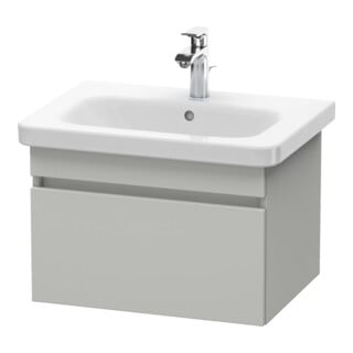 Duravit Waschtischunterschrank DuraStyle 58x44,8cm, betongr ma, 1 Ausz., wandhängend