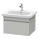 Duravit Waschtischunterschrank DuraStyle 58x44,8cm, betongr ma, 1 Ausz., wandhängend-1