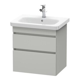 Duravit Waschtischunterschrank DuraStyle 58x44,8cm, betongr ma, 2 SchKa., wandhängend