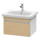 Duravit Waschtischunterschrank DuraStyle 58x44,8cm, E nat/weiß ma, 1 Ausz., wandhängend-1