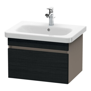 Duravit Waschtischunterschrank DuraStyle 58x44,8cm, E sw/Bas ma, 1 Ausz., wandhängend