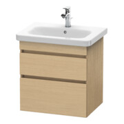 Duravit Waschtischunterschrank DuraStyle 58x44,8cm, Ei Nat, 2 Schubk., wandhängend