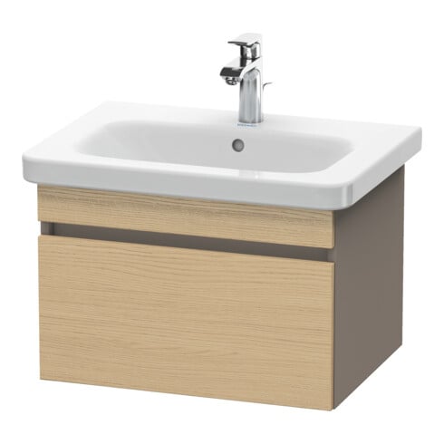 Duravit Waschtischunterschrank DuraStyle 58x44,8cm, Ei nat/b ma, 1 Ausz., wandhängend