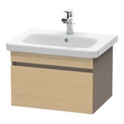 Duravit Waschtischunterschrank DuraStyle 58x44,8cm, Ei nat/b ma, 1 Ausz., wandhängend
