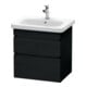 Duravit Waschtischunterschrank DuraStyle 58x44,8cm, Ei sw, 2 Schubk., wandhängend-1