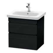 Duravit Waschtischunterschrank DuraStyle 58x44,8cm, Ei sw, 2 Schubk., wandhängend