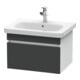 Duravit Waschtischunterschrank DuraStyle 58x44,8cm, gra m/we ma, 1 Ausz., wandhängend-1