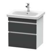 Duravit Waschtischunterschrank DuraStyle 58x44,8cm, gra m/we ma, 2 SchKa., wandhängend