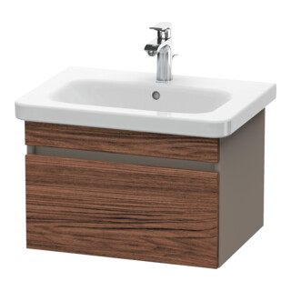 Duravit Waschtischunterschrank DuraStyle 58x44,8cm, N dk/b ma, 1 Ausz., wandhängend