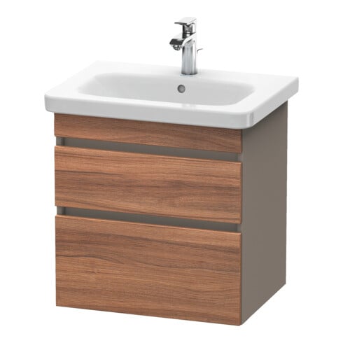 Duravit Waschtischunterschrank DuraStyle 58x44,8cm, N nat/b ma, 2 SchKa., wandhängend