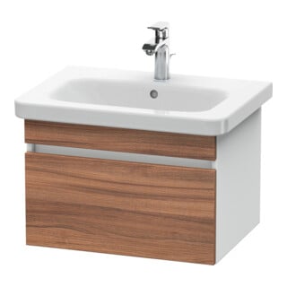 Duravit Waschtischunterschrank DuraStyle 58x44,8cm, N nat/weiß ma, 1 Ausz., wandhängend