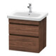 Duravit Waschtischunterschrank DuraStyle 58x44,8cm, Nussb dkl., 2 SchKa., wandhängend-1