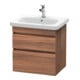 Duravit Waschtischunterschrank DuraStyle 58x44,8cm, Nussb Nat, 2 SchKa., wandhängend-1