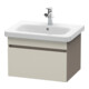 Duravit Waschtischunterschrank DuraStyle 58x44,8cm, tau/bas ma, 1 Ausz., wandhängend-1