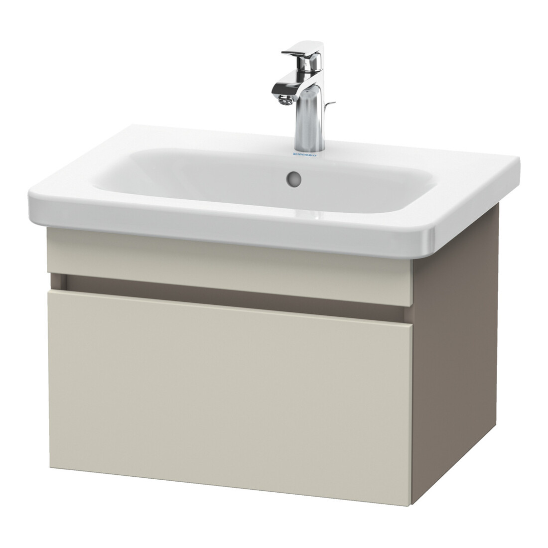 Duravit Waschtischunterschrank DuraStyle 58x44,8cm, tau/bas ma, 1 Ausz., wandhängend