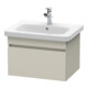 Duravit Waschtischunterschrank DuraStyle 58x44,8cm, taupe, 1 Auszug, wandhängend-1