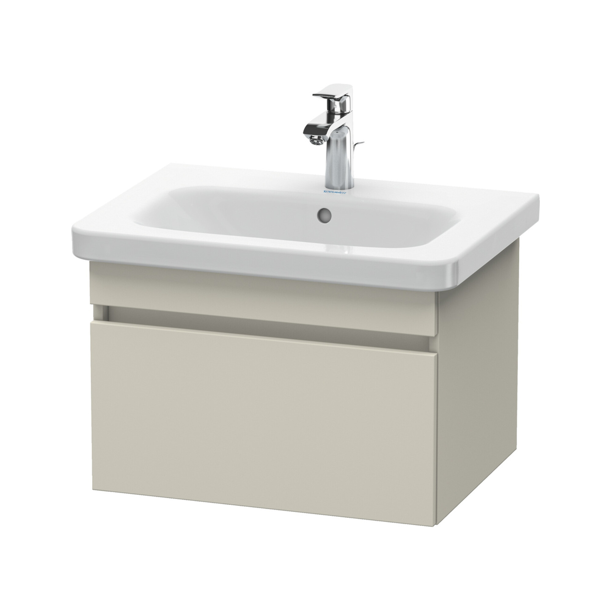 Duravit Waschtischunterschrank DuraStyle 58x44,8cm, taupe, 1 Auszug, wandhängend