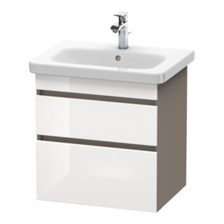 Duravit Waschtischunterschrank DuraStyle 58x44,8cm, we. hg/b ma, 2 SchKa., wandhängend