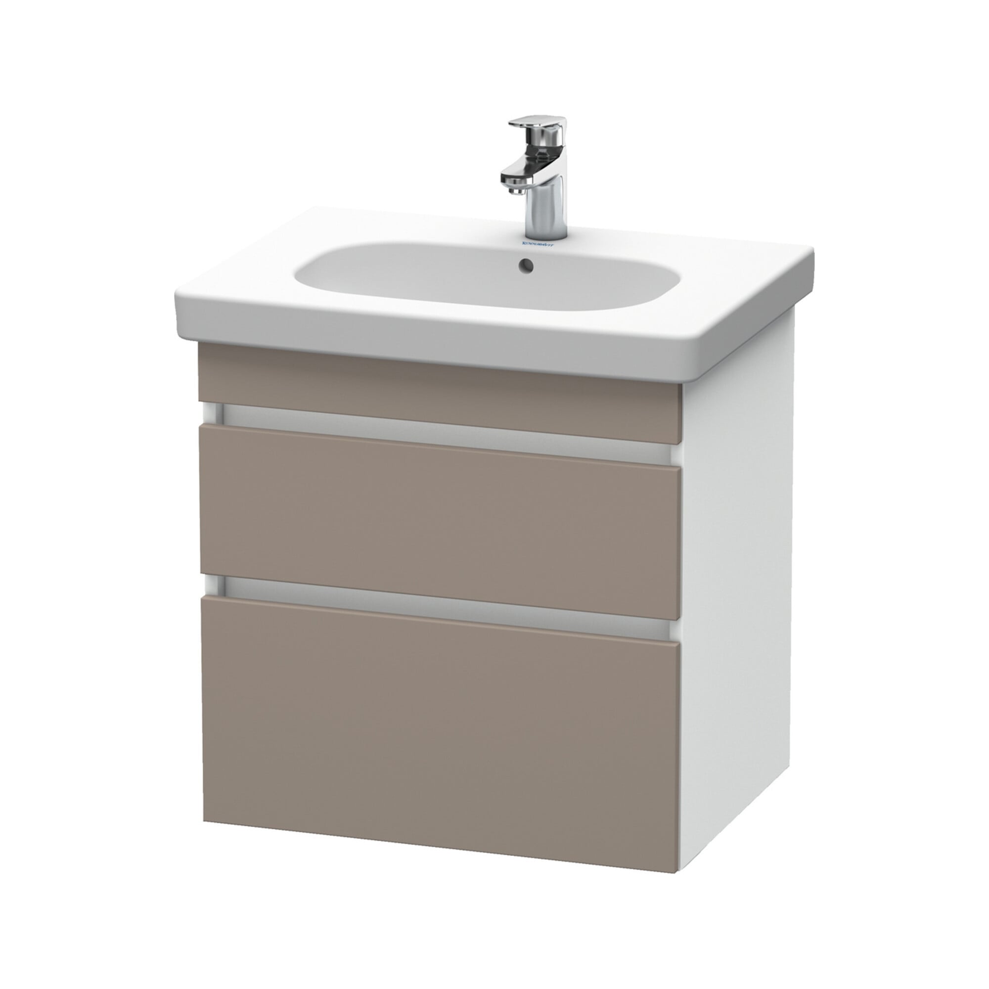 Duravit Waschtischunterschrank DuraStyle 60x45,3cm, ba m/we ma, 2 SchKa., wandhängend