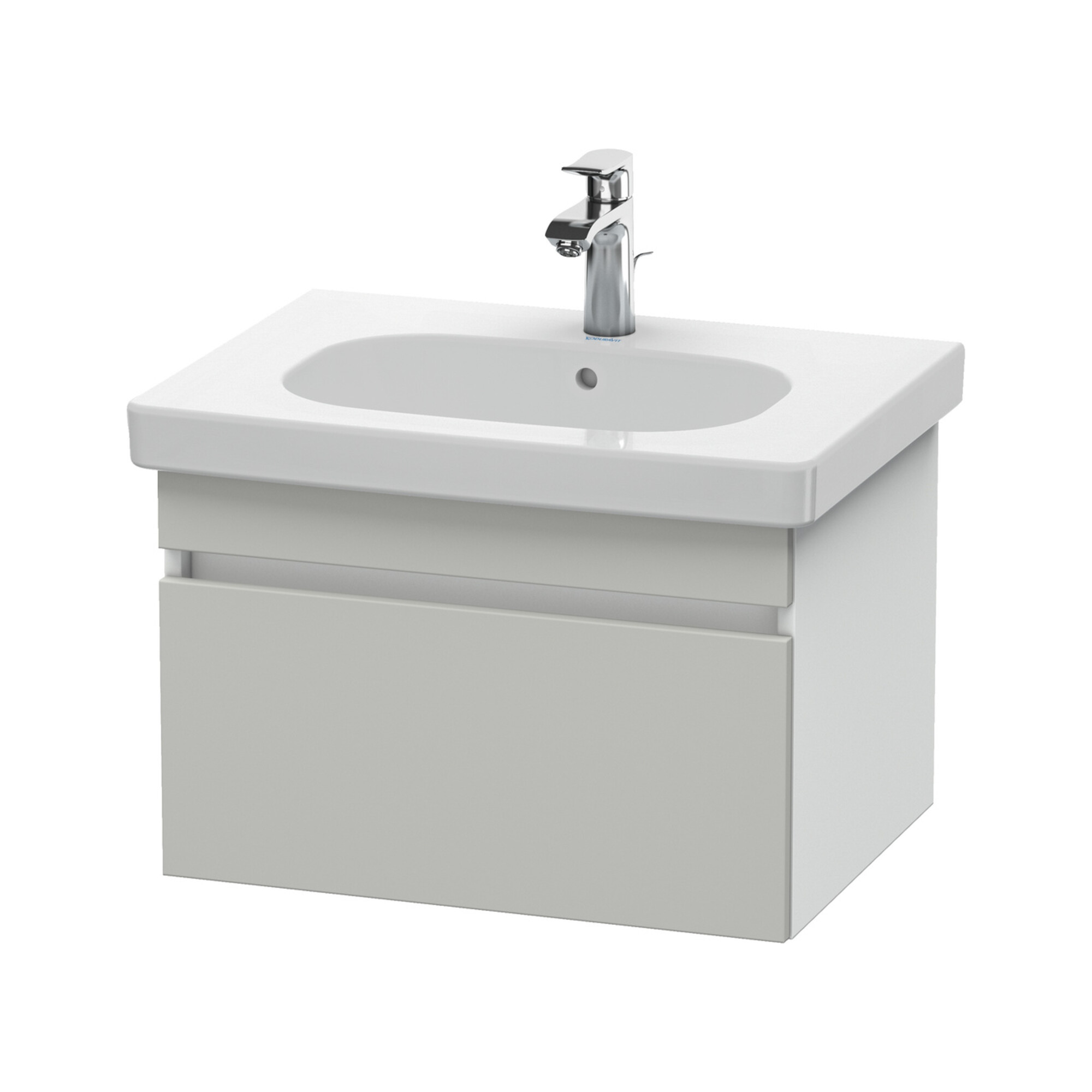 Duravit Waschtischunterschrank DuraStyle 60x45,3cm, betgr/we ma, 1 Ausz., wandhängend