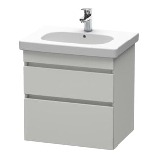 Duravit Waschtischunterschrank DuraStyle 60x45,3cm, betongr ma, 2 SchKa., wandhängend