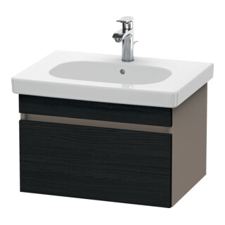 Duravit Waschtischunterschrank DuraStyle 60x45,3cm, E sw/Bas ma, 1 Ausz., wandhängend