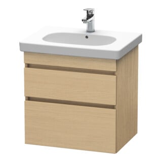 Duravit Waschtischunterschrank DuraStyle 60x45,3cm, Ei Nat, 2 Schubk., wandhängend