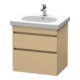 Duravit Waschtischunterschrank DuraStyle 60x45,3cm, Ei Nat, 2 Schubk., wandhängend-1