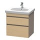 Duravit Waschtischunterschrank DuraStyle 60x45,3cm, Ei nat/b ma, 2 SchKa., wandhängend-1