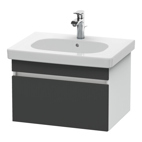 Duravit Waschtischunterschrank DuraStyle 60x45,3cm, gra m/we ma, 1 Ausz., wandhängend