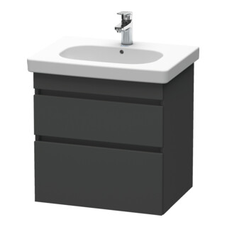 Duravit Waschtischunterschrank DuraStyle 60x45,3cm, graph ma, 2 SchKa., wandhängend