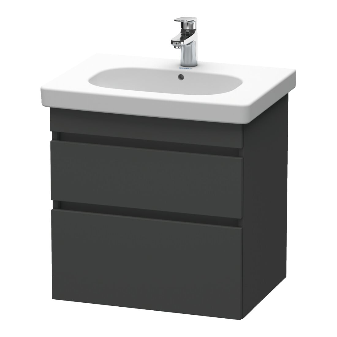 Duravit Waschtischunterschrank DuraStyle 60x45,3cm, graph ma, 2 SchKa., wandhängend