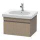 Duravit Waschtischunterschrank DuraStyle 60x45,3cm, leinen/bas ma, 1 Ausz., wandhängend-1