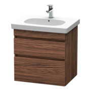 Duravit Waschtischunterschrank DuraStyle 60x45,3cm, Nussb dkl., 2 SchKa., wandhängend