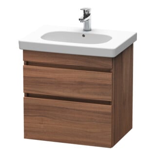 Duravit Waschtischunterschrank DuraStyle 60x45,3cm, Nussb Nat, 2 SchKa., wandhängend