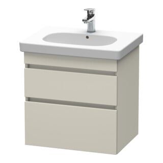 Duravit Waschtischunterschrank DuraStyle 60x45,3cm, Tau, 2 SchKa., wandhängend